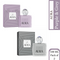 TFZ Signature Aura Purple and Grey Eau De Apparel Perfume 100ml Each (Pack of 2)