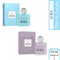TFZ Signature Aura Blue and Purple Eau De Apparel Perfume 100ml Each (Pack of 2)