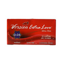 Version Male Condom Extra Love Ultra Thin 0.05 Lavender Flavor