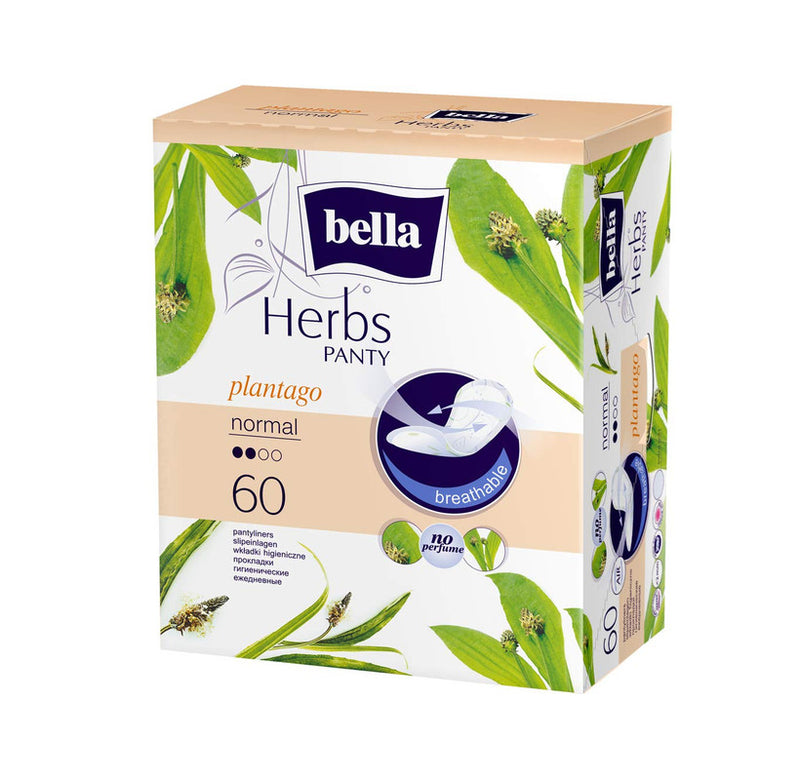 Shop Bella Herbs Sensitive Pantyliners With Plantago Flower 60 Pcs