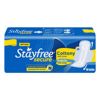 Stayfree Secure Cotton Soft Regular : 18 U