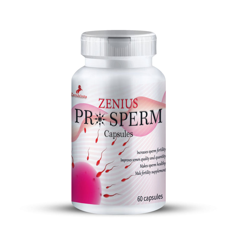Zenius Pro Sperm Capsules|increases sperm count and improves its quality (60 capsules)