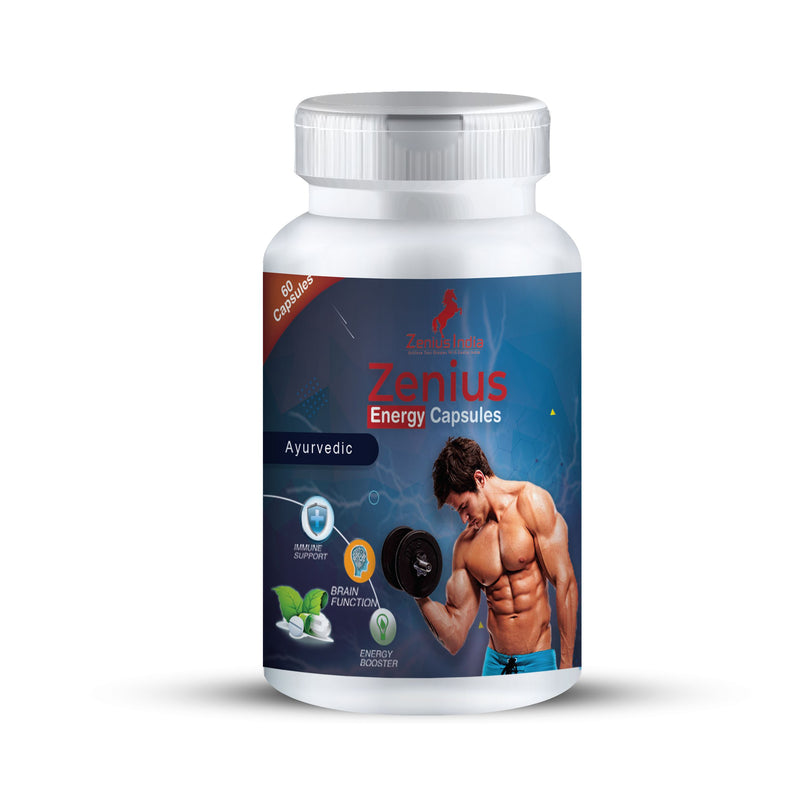 Zenius Energy Capsule for Fight Fatigue and Remain Productive All Day Long 60 Capsules