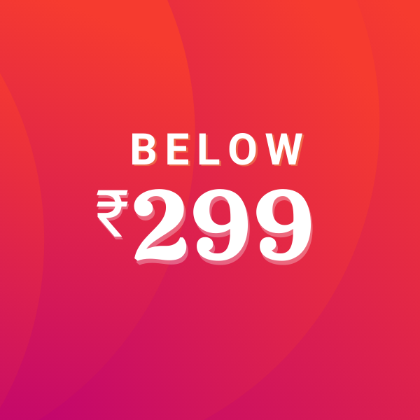 Below ₹ 299