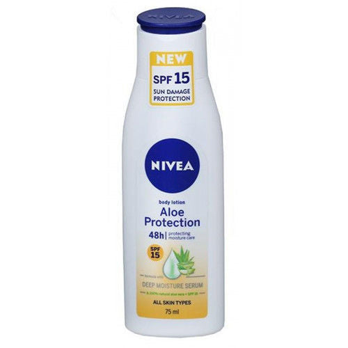 Nivea Aloe Protection Body Lotion - SPF 15 75ml