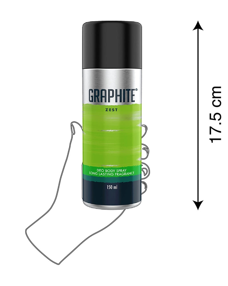 GRAPHITE Zest Deodorant Body Spray 150 ml