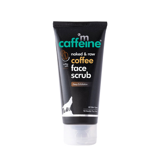 mCaffeine Naked & Raw Coffee Face Scrub: 75 gms