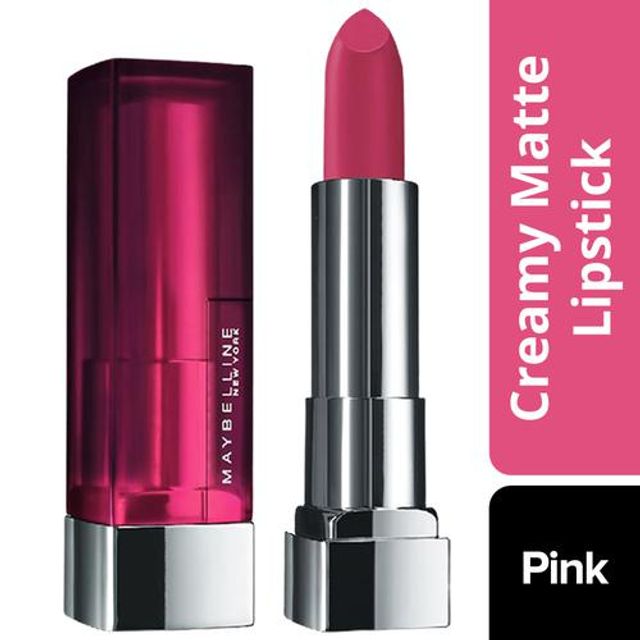 Maybelline New York Creamy Mattes Mesmerizing Magenta Lipstick: 3.9 gms