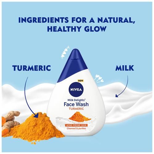 Nivea Milk Delights Face Wash With Turmeric 100ML