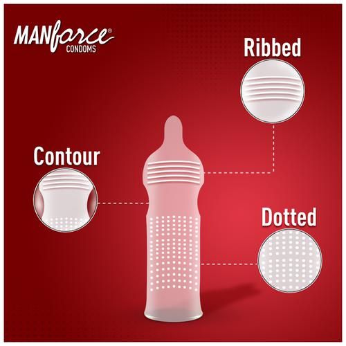 Manforce Strawberry Flavor condom - 20 Pcs