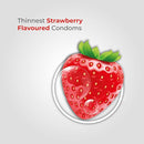Skore Nothing Thinnest Strawberry Flavoured Condoms 10s