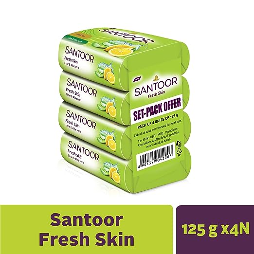 Santoor Aloe Vera & Lime