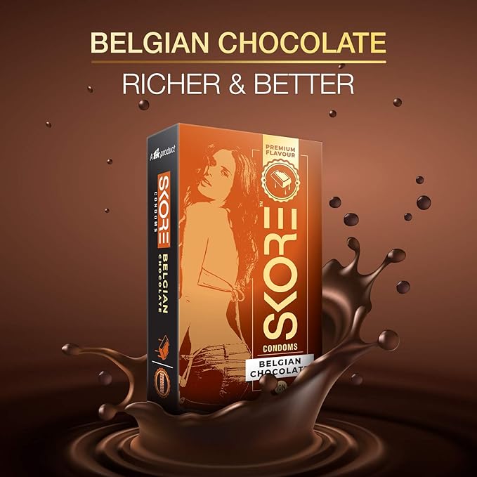 Skore Belgian Chocolate Flavoured Condoms 10s