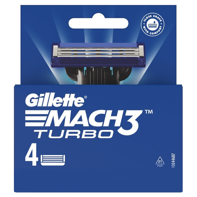 Gillette Mach3 Turbo - 4 Cartridges