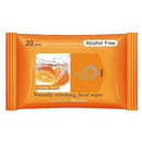 Fresh Ones Orange Fresh Facial Wipe 20 Wipes