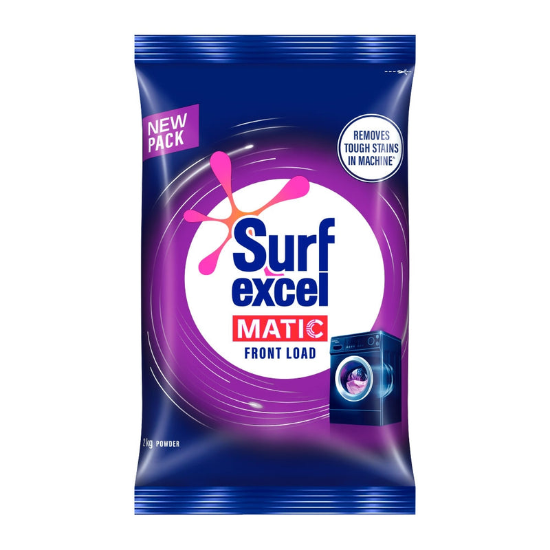 Surf Excel Matic Front Load Detergent Powder (Pouch) 2 kgs