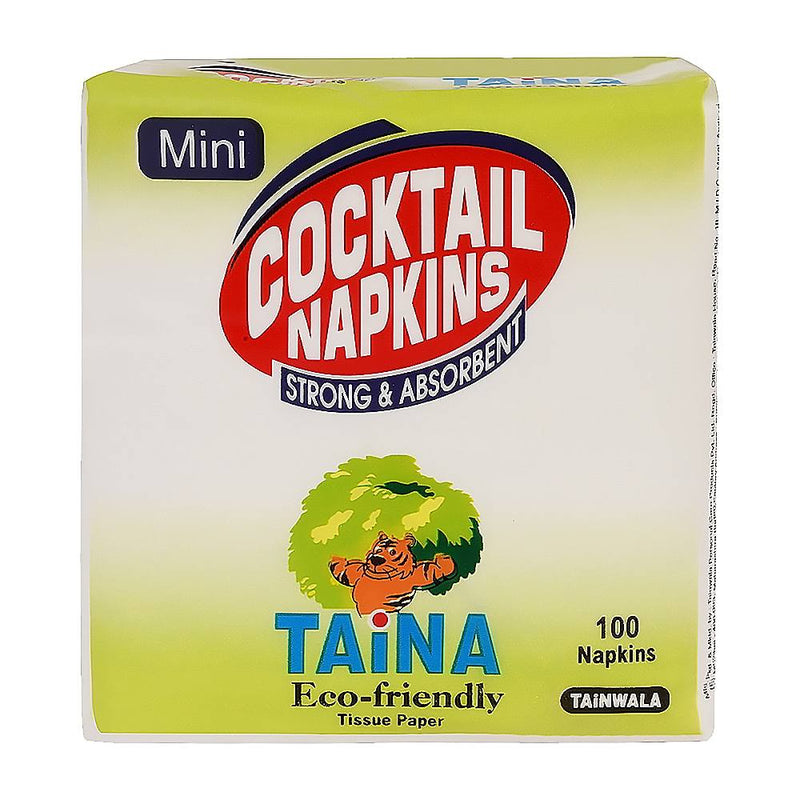 Taina Mini Cocktail Napkins 100 Units