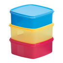 Varmora Fresh Container (Yellow / Blue / Raspberry Pink) 3 x 1 Litre