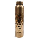 Dr.WaterR Stainless Steel Barfi Gold PVD Coating Water Bottle 1 Litre