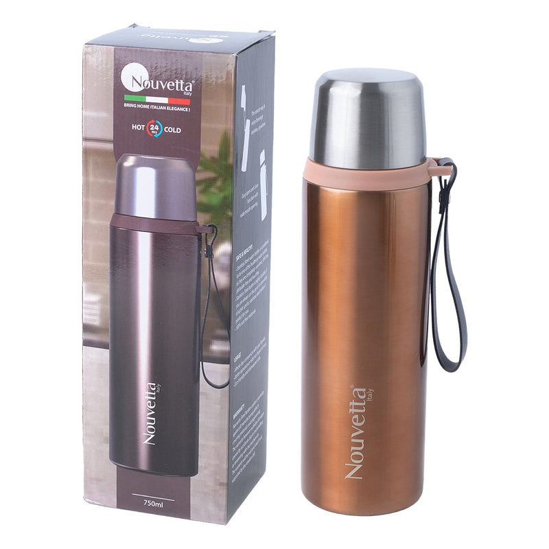 Nouvetta Stainless Steel Glacier Double Wall Bottle (Copper) - 750 ml 1 Unit