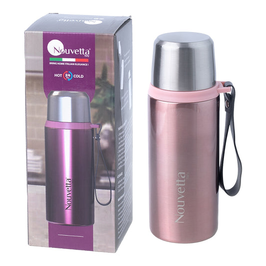 Nouvetta Stainless Steel Glacier Double Wall Bottle (Pink) - 500 ml 1 Unit