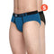 Rupa Frontline Colors Men's Brief - 80 cm (S) - Blue & Olive Green 2 Piece