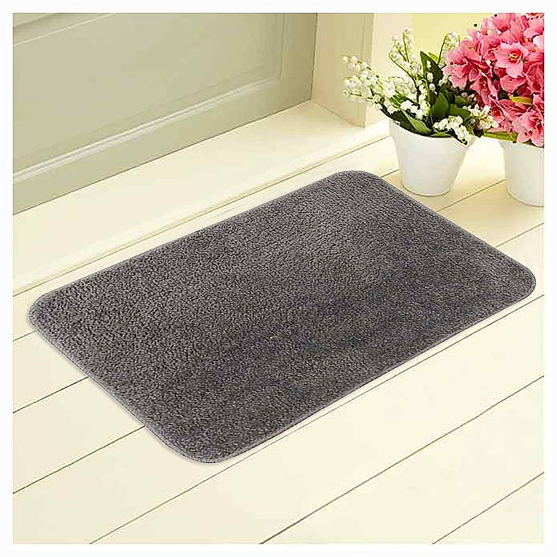 Elegant Weavers Lucky Bathmat (Grey) - 38x58 cm 1 Unit