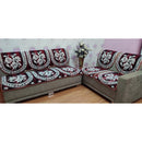 MHF Sofa Slip Cover Reversible - Maroon 6 Units