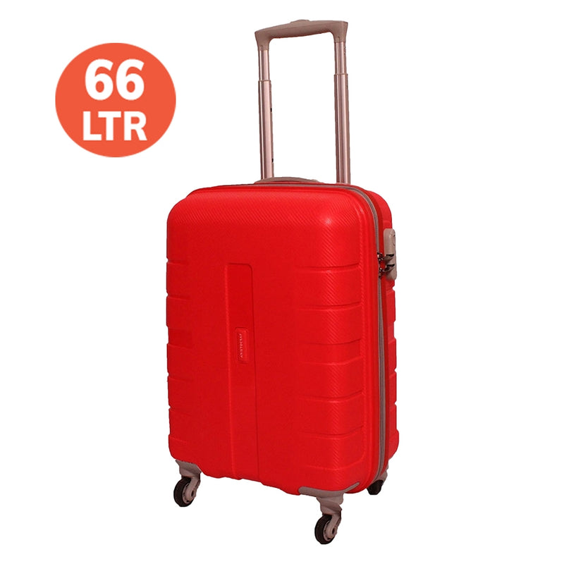 Aristocrat Polycarbonate Nexon Trolley Bag (FIR) - Red (67 cm) 1 Unit