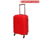 Aristocrat Polycarbonate Nexon Trolley Bag (FIR) - Red (79 cm) 1 Unit