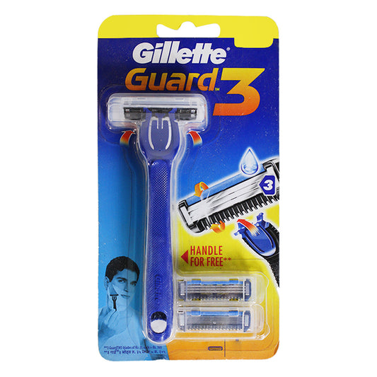 Gillette Guard 3 - 1 Razor + 2 Cartridges: 1 Unit