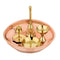 Copper Pooja Thali Set 5 Pieces