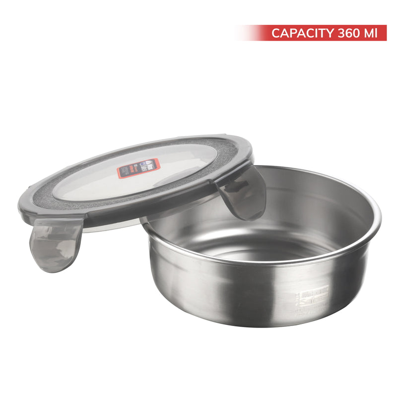 Joyo MaxSafe Stainless Steel round Food Container 360 ml