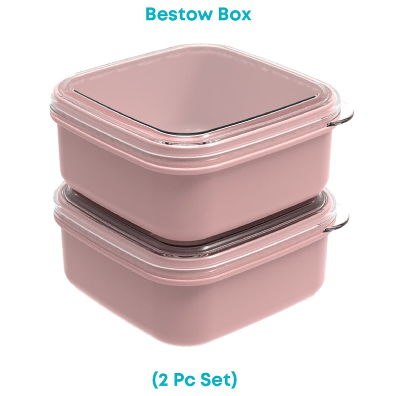 All Time Bestow Box Container - Blush (560 ml) 2 Pieces