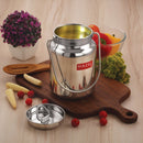 HAZEL Stainless Steel Oil And Ghee Air Tight Container 1 Unit