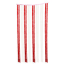 Decorative Woollen Curtain (Red & White) 2.5 x 5 ft 1 Unit