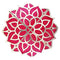 Decorative MDF Shining Rangoli Stencils - Magenta 1 Unit