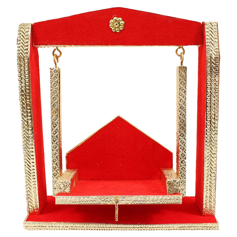 Laddu Gopal Wooden Jhula zula - 20 H X 19 W X 8 B Cm 1 Unit