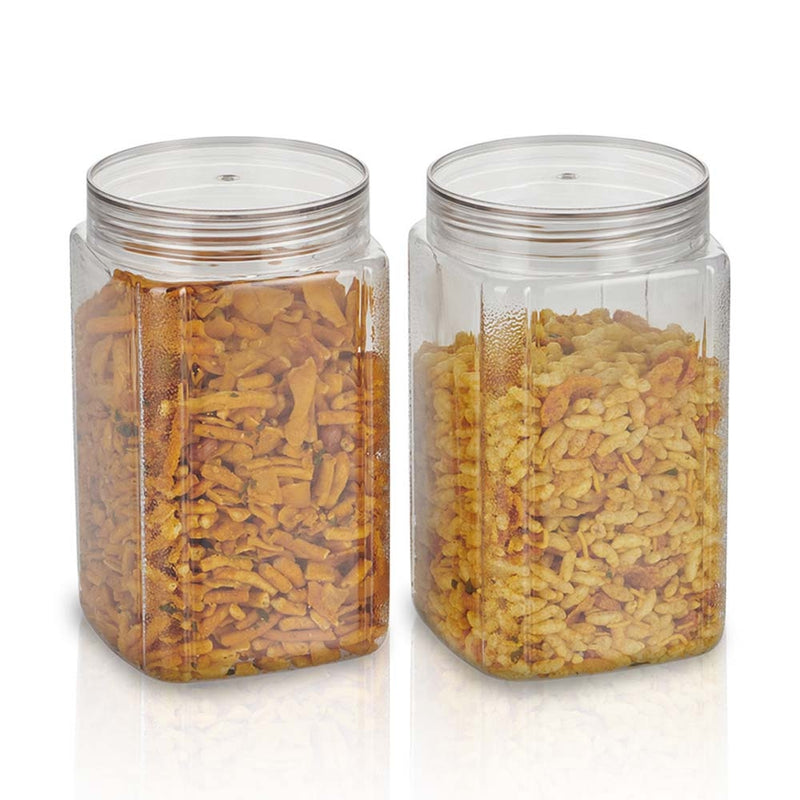 Steelo Varg Plastic Container - 1000 ml Set Of 2