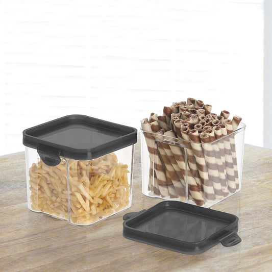 Steelo So Fresh Stack Plastic Container - 700 ml Set Of 2