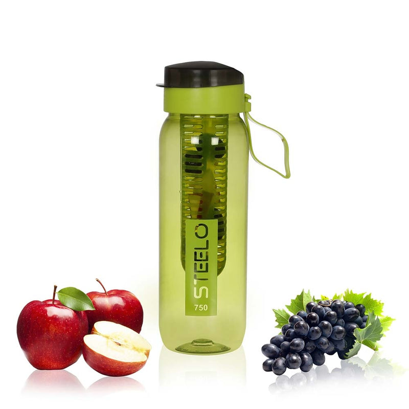 Steelo Plastic Sante Infuser - Green 750 ml