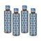 Flair Polka Pet Bottle With Fliptop Lid (1000 ml) - Blue Set of 4