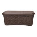 Flair Utility Multipurpose Basket With Lid (Medium) - Brown 1 Unit