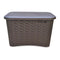 Flair Utility Multipurpose Basket With Lid (Large) - Brown 1 Unit