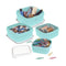 All Time Bestow Storage Containers - Mint Color Set of 4