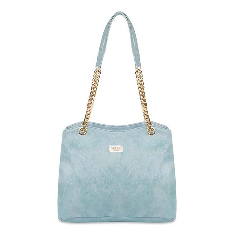 Anna Claire Women's PU Handbag (NHTED001) Sky Blue 1 Unit