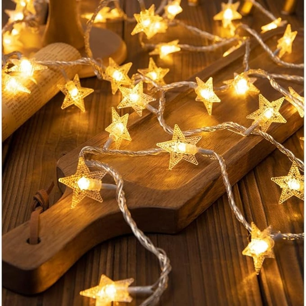 Desidiya 20 stars Decorative LED String Lights - Warm White (4W) 4 Metres