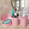 Happy Family Splash Bathroom Accessories Set - Pink 3 Pieces