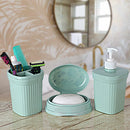 Happy Family Splash Bathroom Accessories Set - Green 3 Pieces