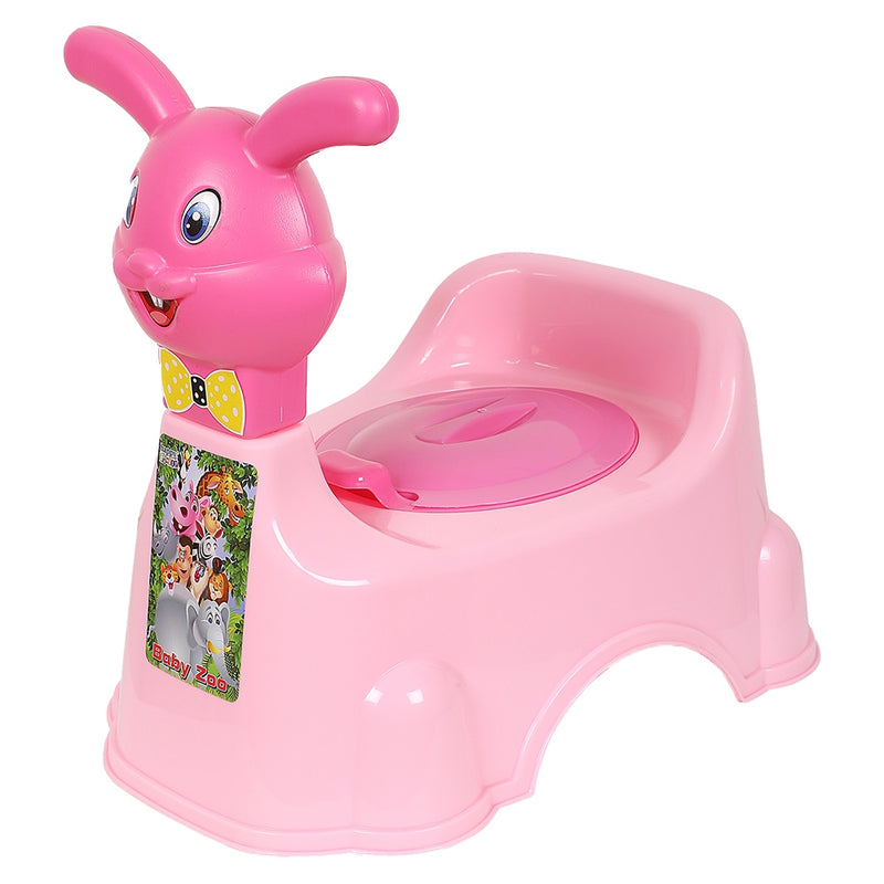 Happy Family Rabbit Shape Baby Potty Training Seat -Pink 1 Unit